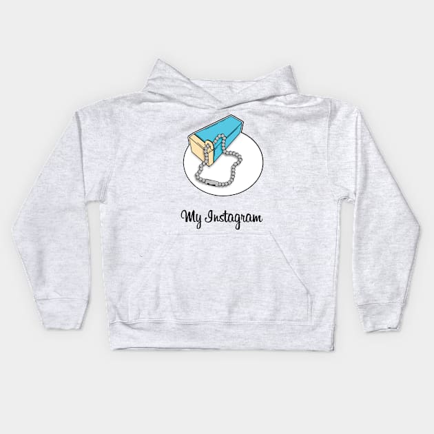 My Instagram Kids Hoodie by SecretSocietyGear